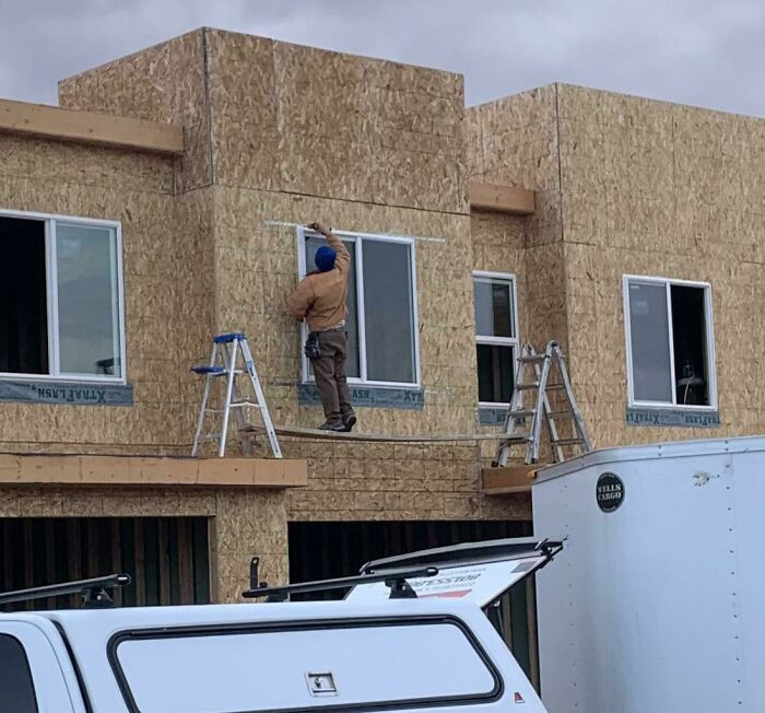 43. Their Boss Won’t Even Pony Up For Matching Ladders