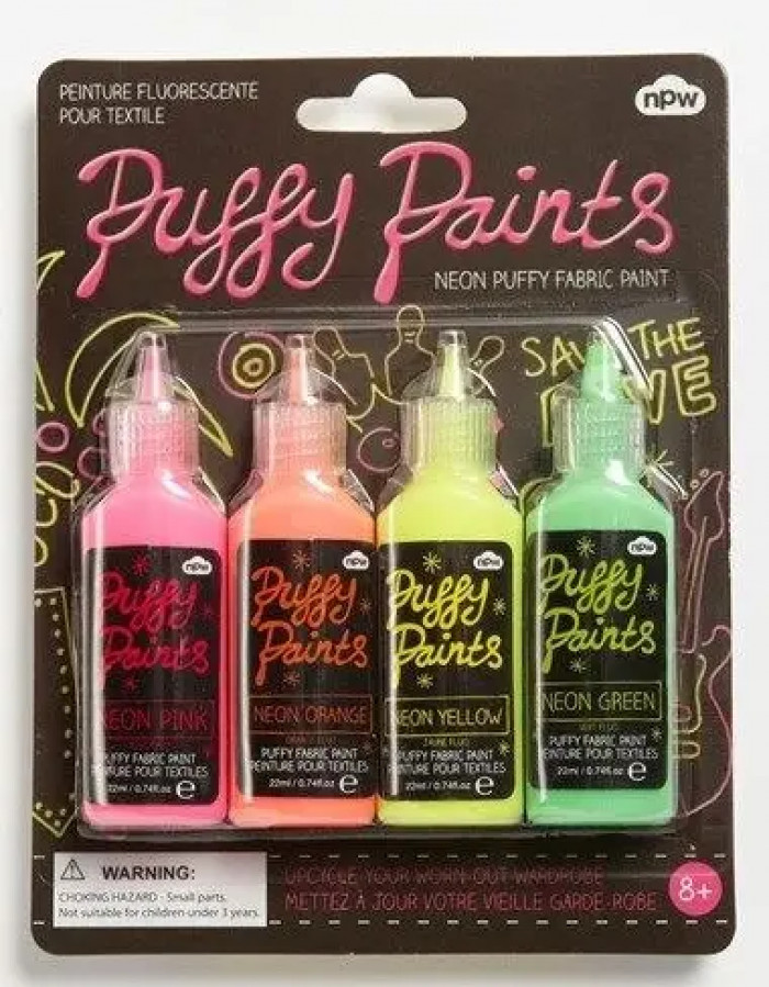 15. Puffy fabric paints