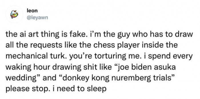 27. You are torturing the guy who has to draw all the requests