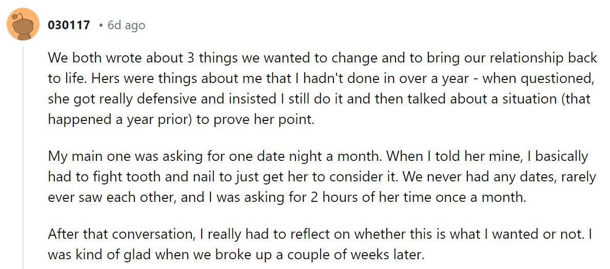 Three things they wanted