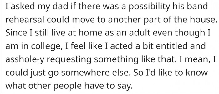 OP has offered the following explanation for why they think they might be the asshole: