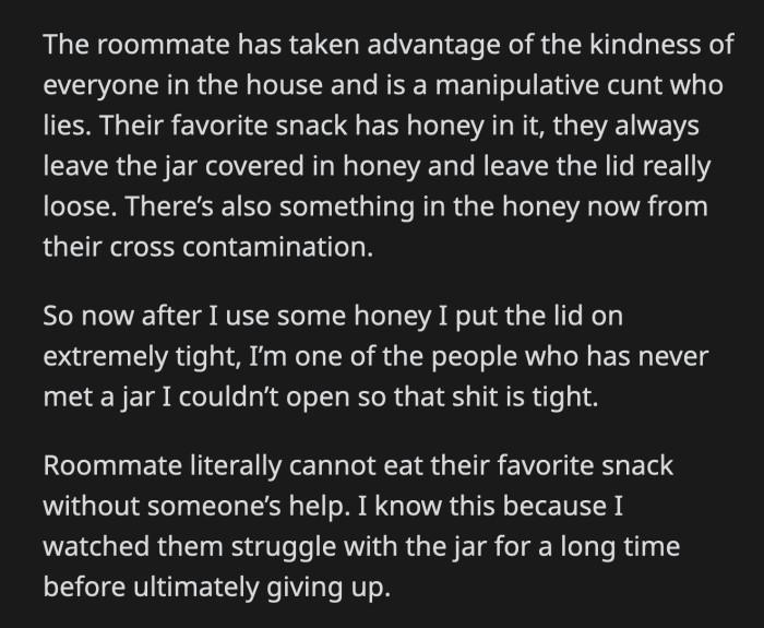 Was it still a satisfying revenge? Yes, yes it was.