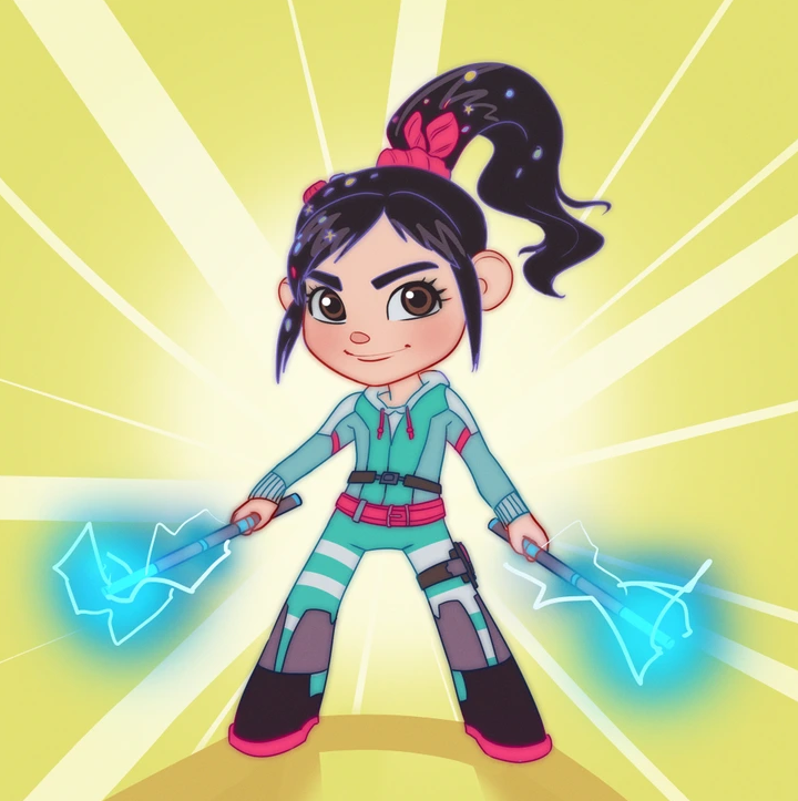 8. Vanellope von Schweetz — Black Widow