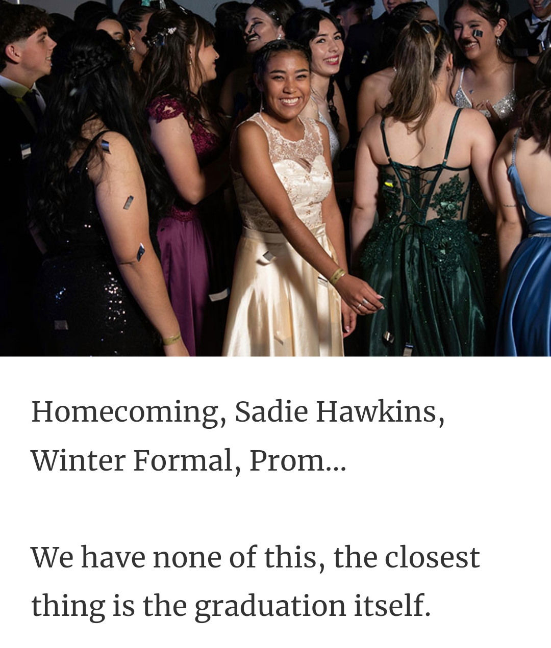 30. We have none of this