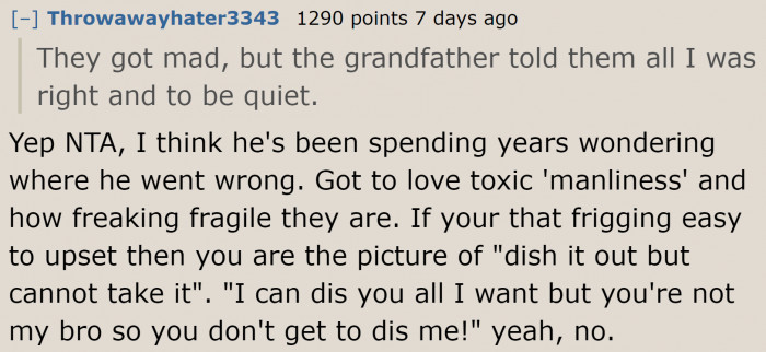 If you're going to dis, expect to be dissed.