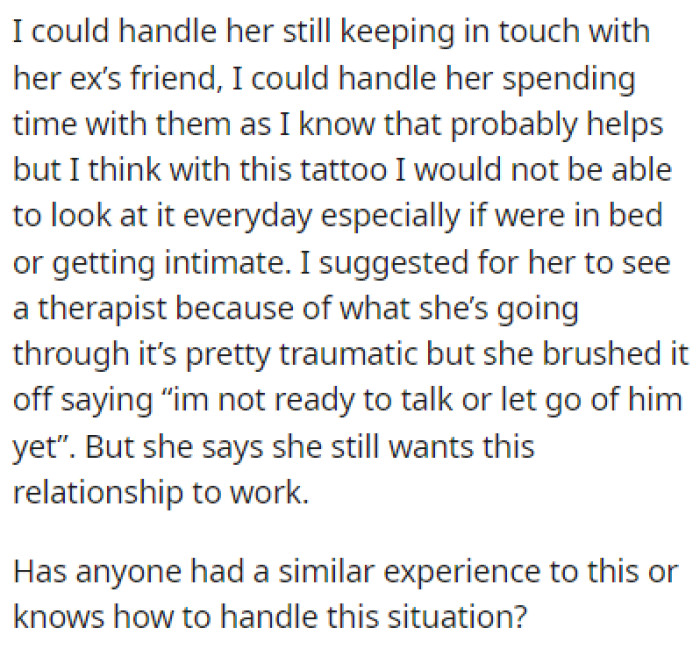 OP is now stuck at a crossroads, and he turned to Reddit for advice