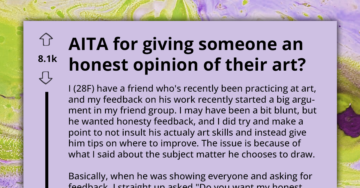 Conflict Arises From Candid Art Review, Man Wonders If Honesty Is Really Best Policy