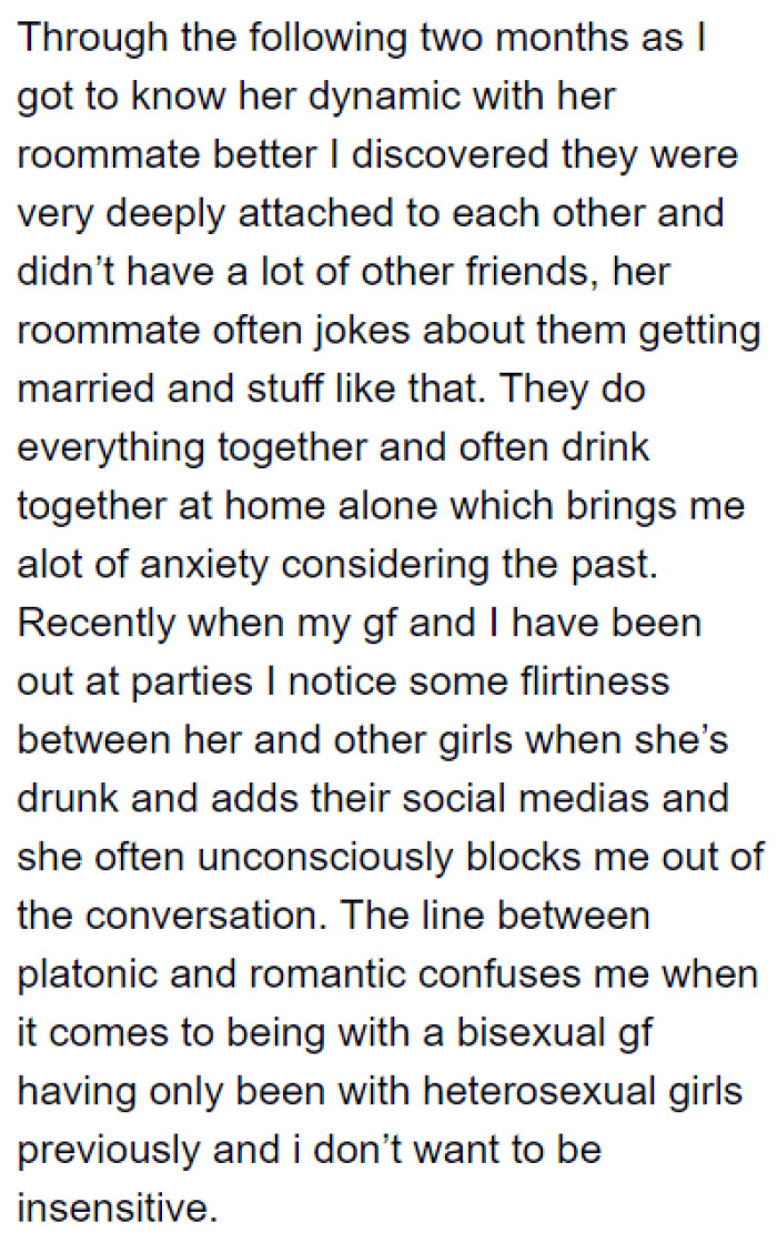 The two girls were very close.