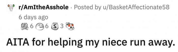 Her niece called her, saying her dad is threatening to disown her because she is a lesbian.