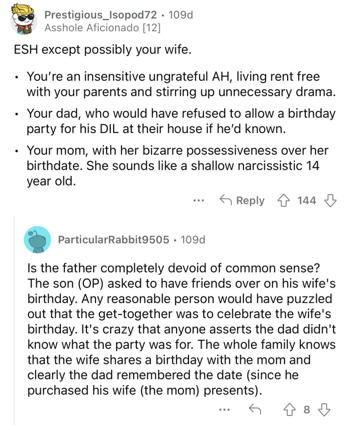The shared birthday should be common knowledge by now.