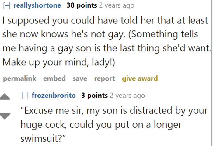 Redditor suggests what the OP could've told the Karen.