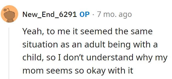 Adulting with a child's mind? Mom's approval is like trying to fit a square peg into a round hole—confusing and just doesn't work.