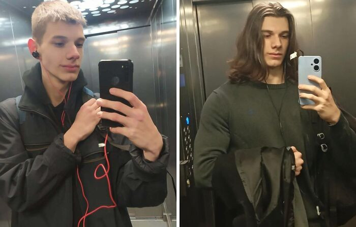 "A Little Over A Year, Same Elevator"