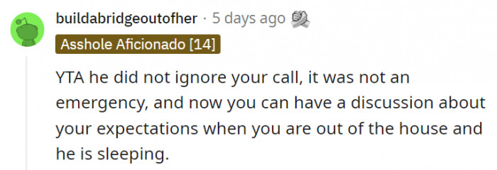 19. A proper discussion should be made about their expectations of each other moving forward