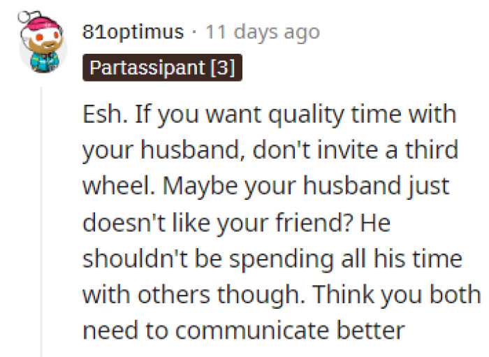 No need for a third wheel