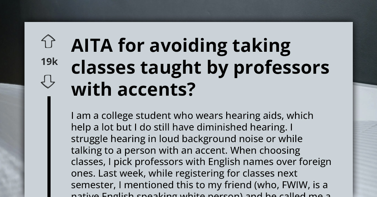 A Hard-of-hearing Student Faces Backlash For Choosing Professors They Can Better Understand