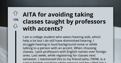 A Hard-of-hearing Student Faces Backlash For Choosing Professors They Can Better Understand