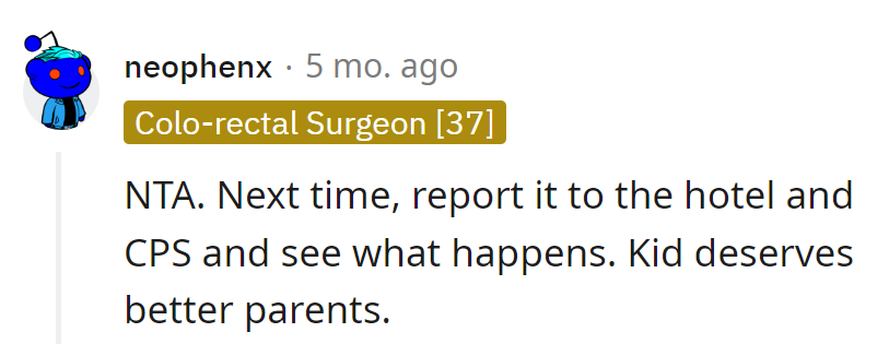 Hotel, CPS, and maybe a fairy godparent? This kid deserves an upgrade from her current plotline.