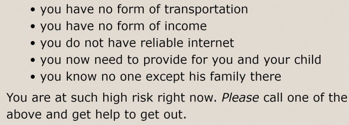 The redditors are so concerned, they're even pleading with the original poster.