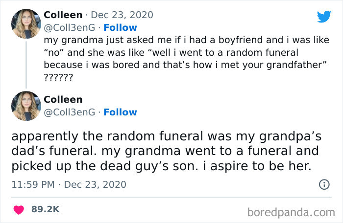 8. Going to a Funeral Due to Boredom