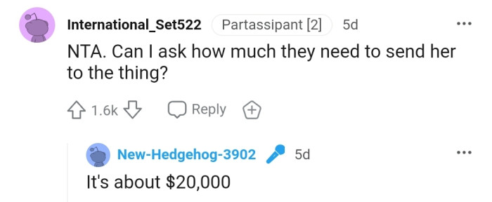 Apparently, this program will cost a whopping $20,000!!!