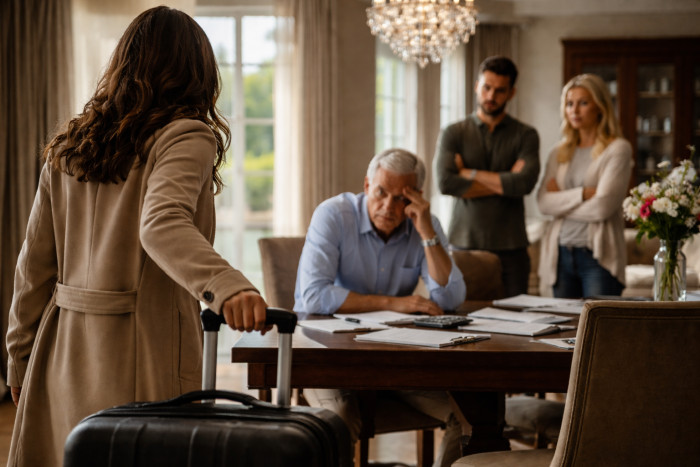 According to her father, she and her two sisters would receive just one percent in cash, while the rest would go to their brother because of “tradition.”