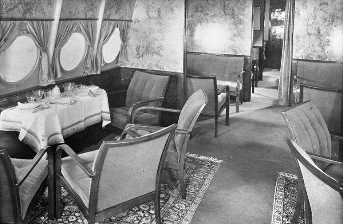"Dornier Do X Aircraft, Dining Room, 1930"