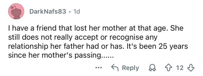 Grief can last a lifetime.