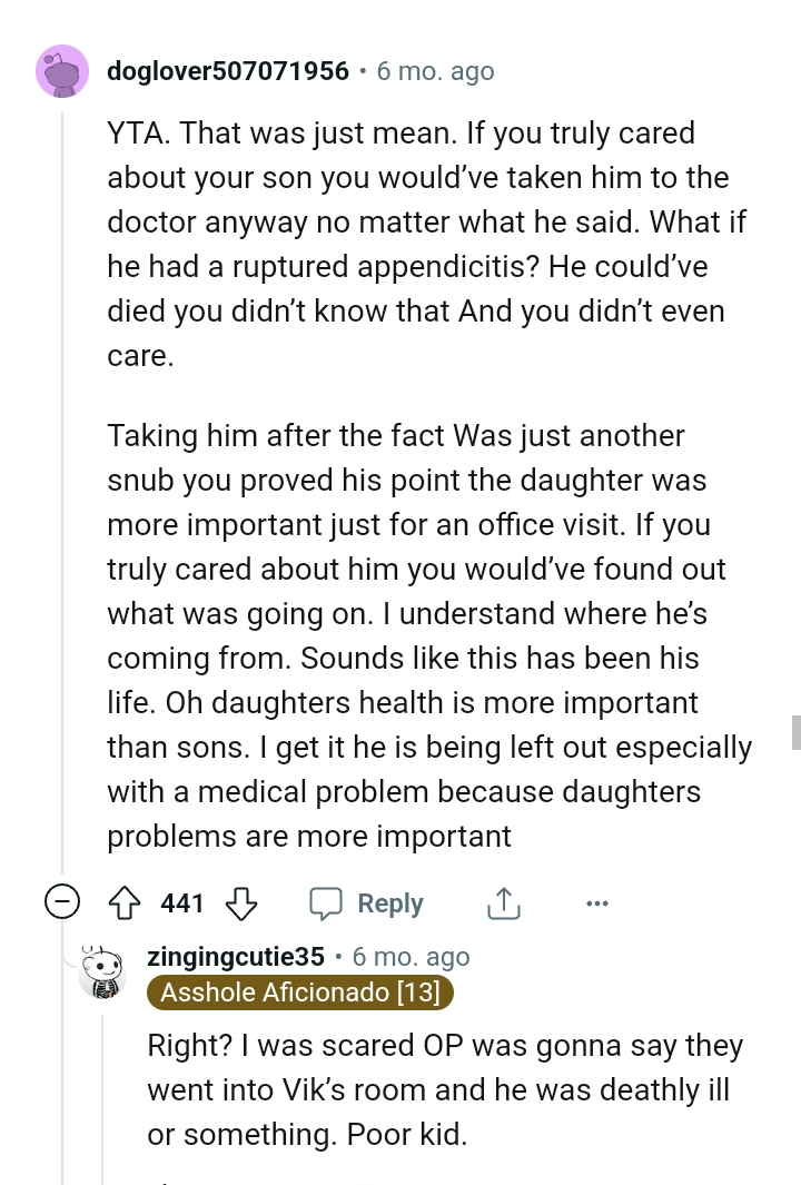 The OP Didn't Know That He Could Have Died If It Was a Serious Condition