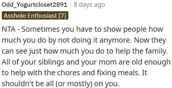 Sometimes, you need to stop doing everything to make others realize your contributions.