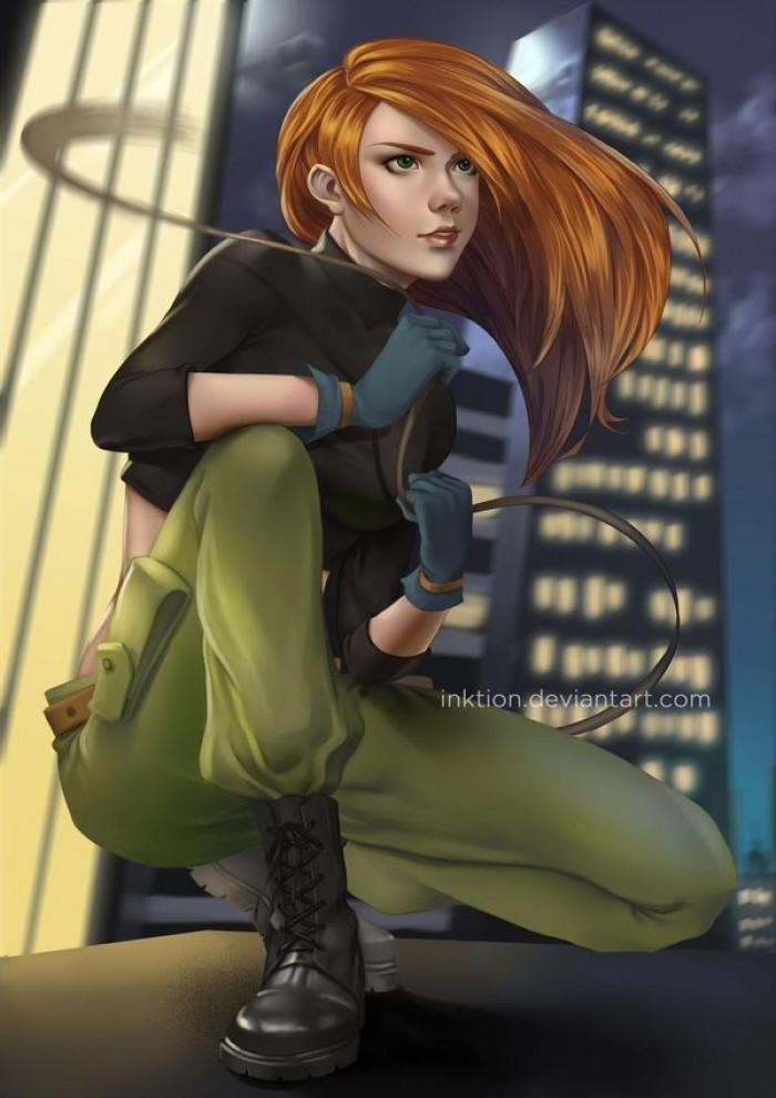 10. Kim Possible looking like a mature spy