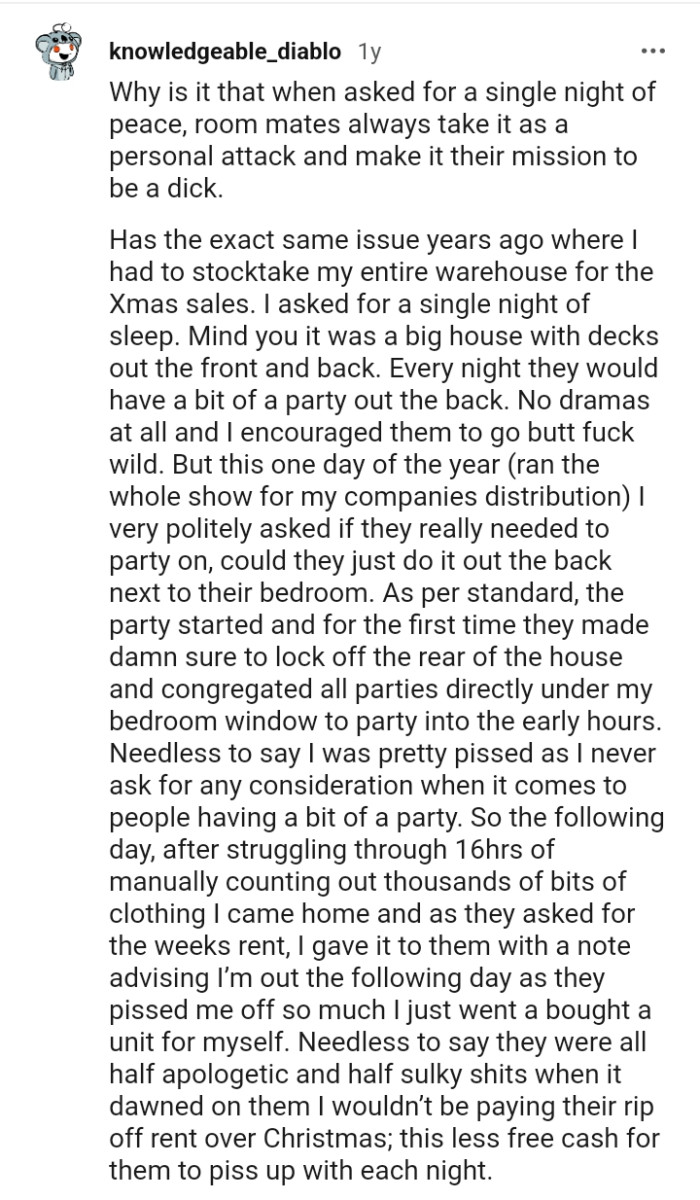 It was a big house with decks front and back