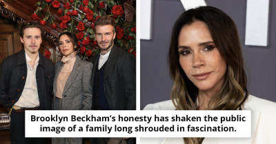 Victoria Beckham makes her first public appearance following son Brooklyn's dramatic online incident.