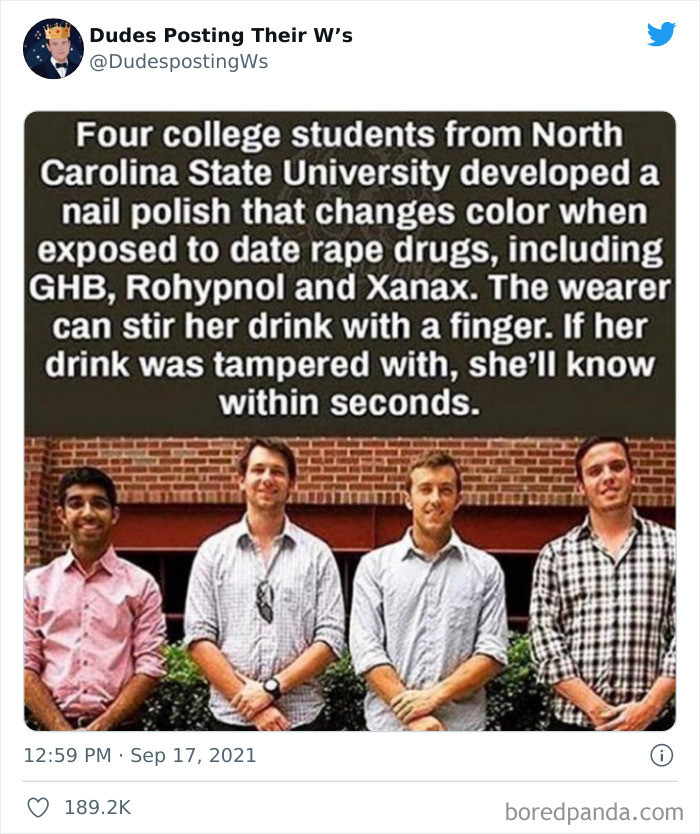 1. A nail polish that changes color