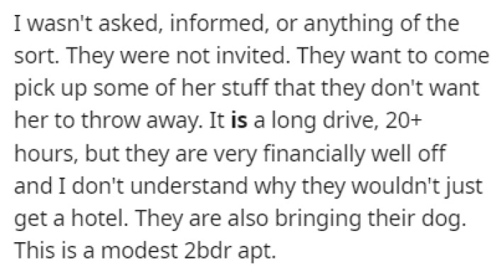 OP is mad because no one invited them, and they didn't say anything prior