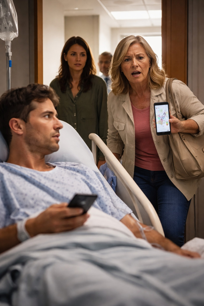 His wife’s family began hearing that someone was in the hospital, and eventually his own parents were contacted as well.