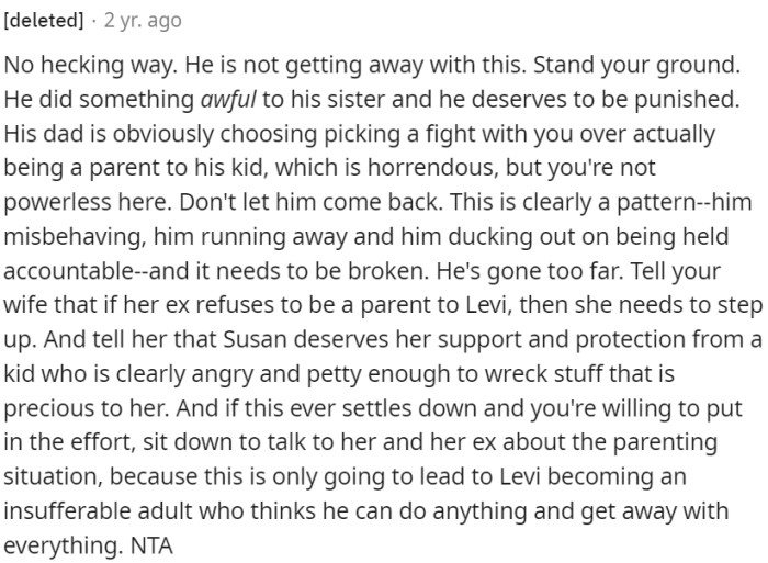 Taking legal action, such as filing a police report, may be necessary to ensure appropriate punishment for the destruction of property