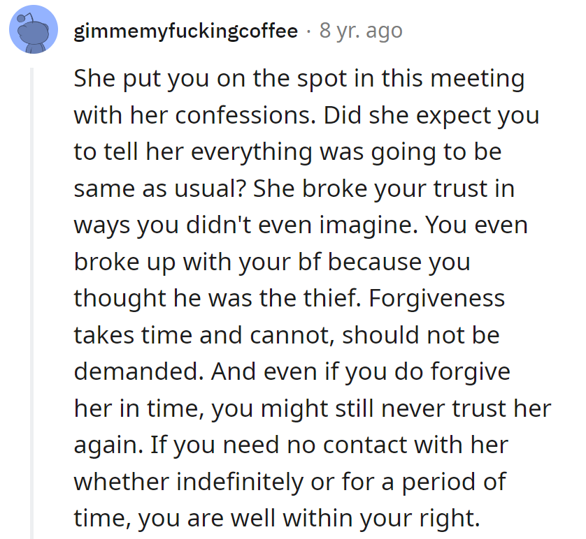 Luna's confessions felt like a pop quiz in a bad sitcom. Forgiveness isn't on demand; it's earned, and Luna's got a lot to learn.