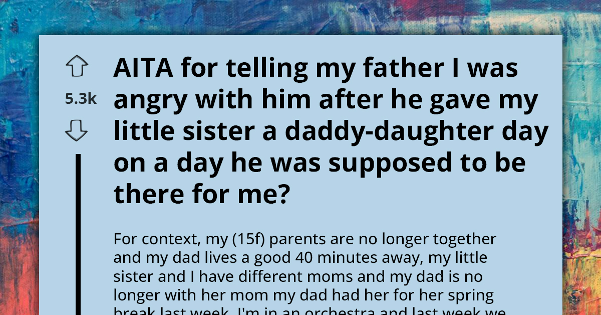Father Flakes Out On Older Daughter's Orchestra Performance He Promised To Attend, Chooses Daddy-Daughter Day With Younger Child Instead