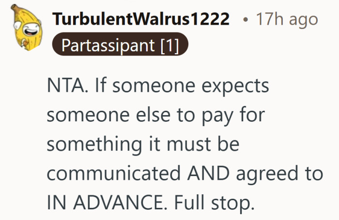 It reinforces how uncomfortable money gets when assumptions replace clear conversations.
