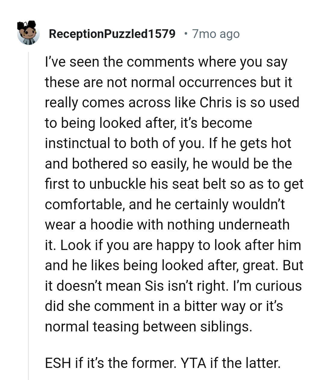 He would be the first to unbuckle his seatbelt