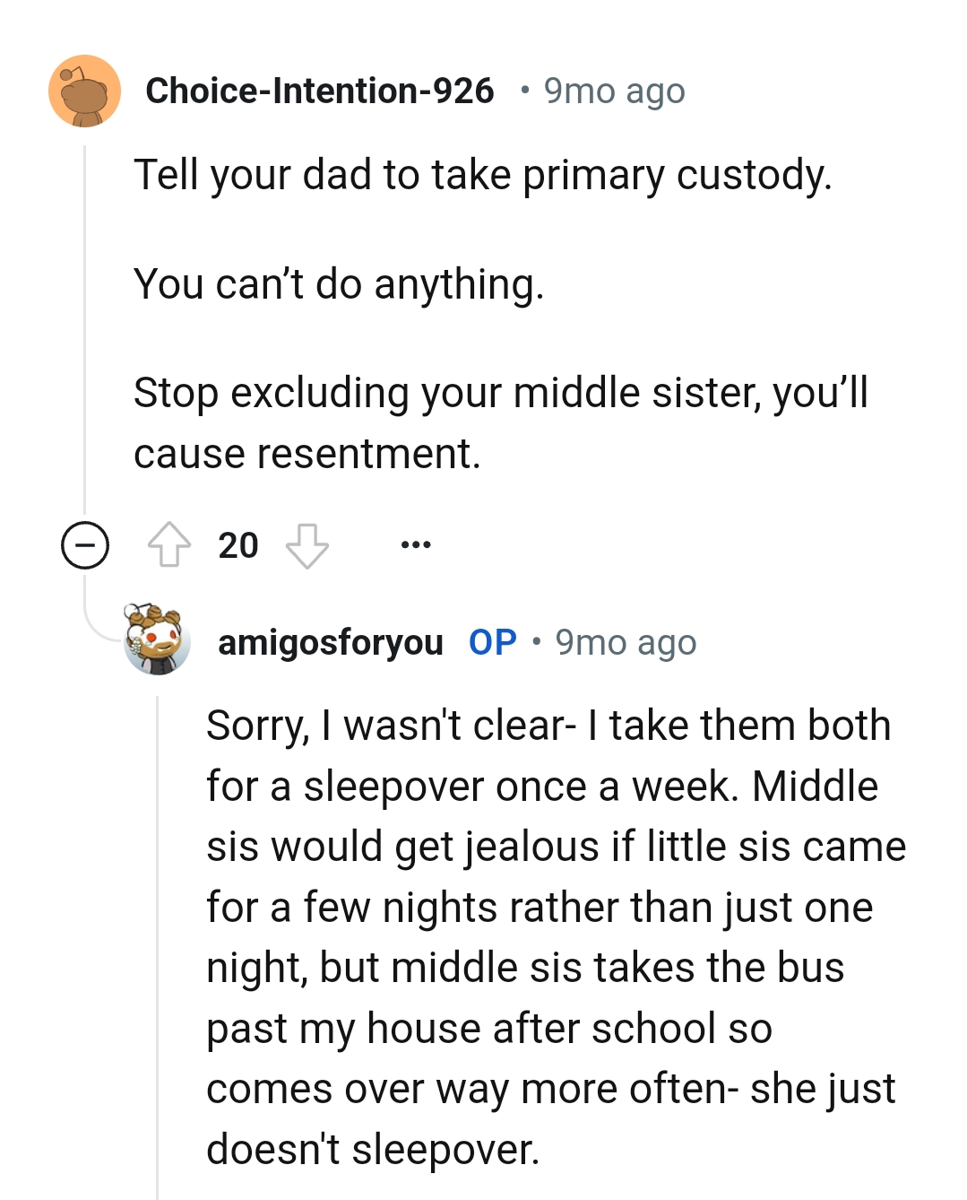 The OP can't do anything