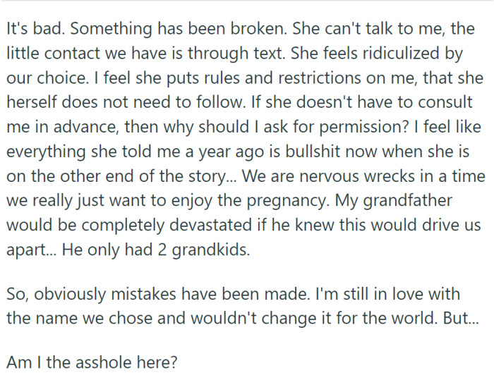 OP says things are bad