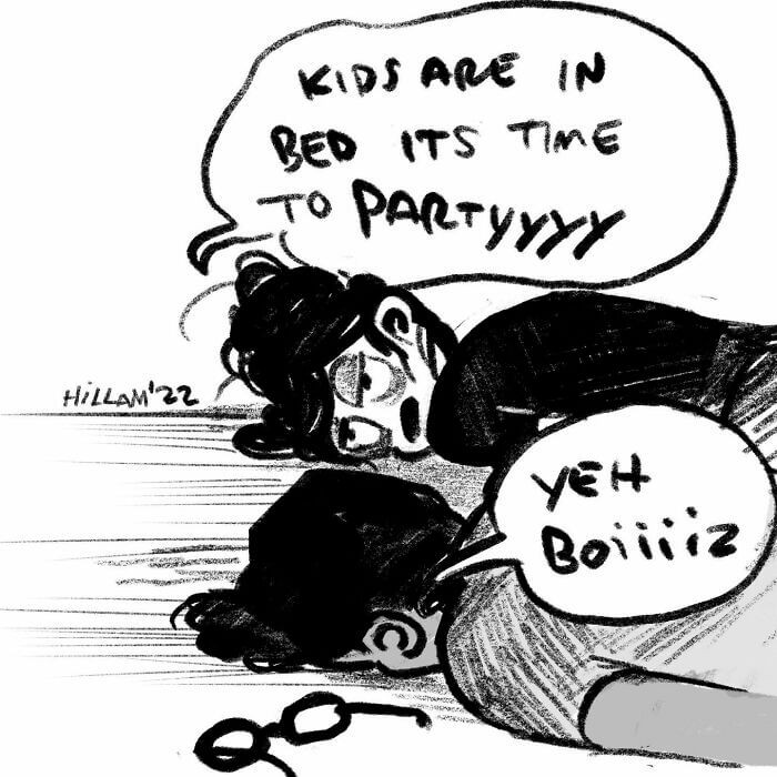 7. Call this a slumber party?