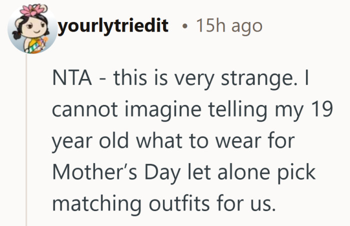 Once kids become adults, matching outfits start to feel a lot less necessary.