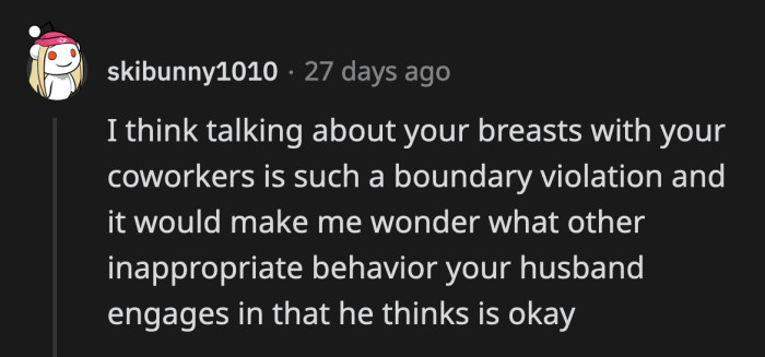 Tip of the iceberg. How about the things he said in calls and in person?