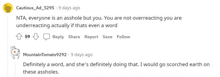 Agreed. I think a lot of us would have done much worse than just declined the invite.