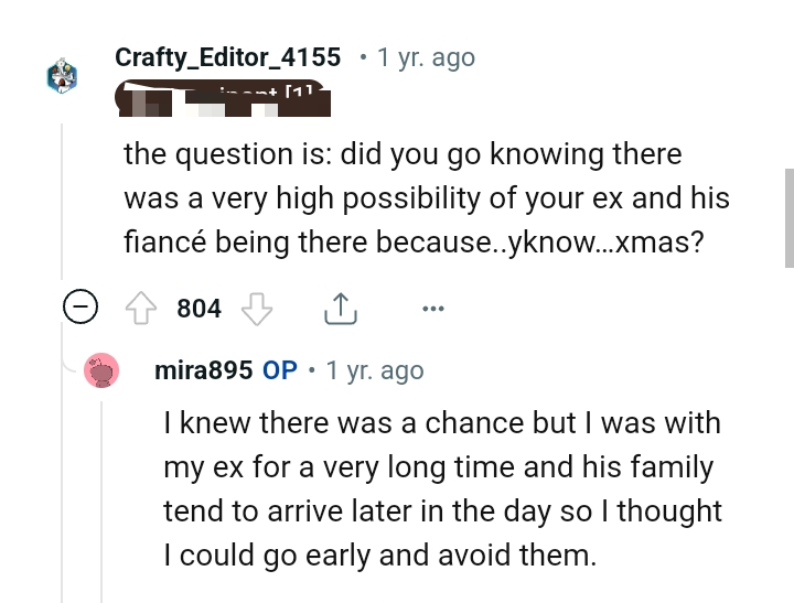 The OP was with her ex for a very long time