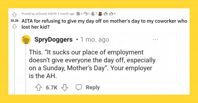 Workers Gang Up Against Colleague Who Refused To Give Her Day Off To Another Staff Member Who Lost A Child