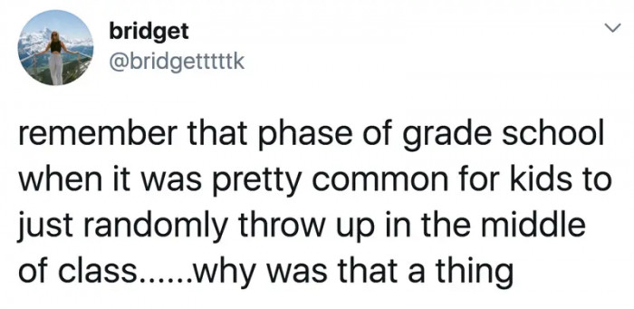 18. Out of nowhere, boom...